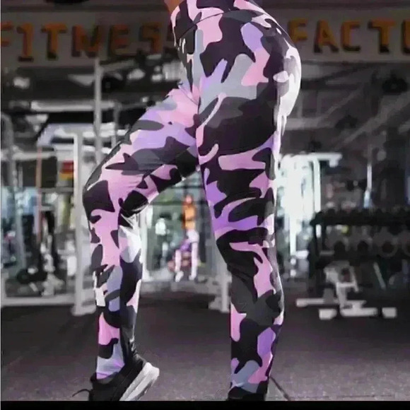PRINTED CAMOUFLAGE LEGGINGS   - Picture 4 of 7